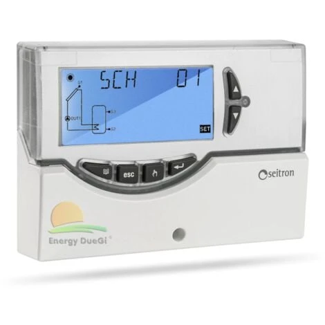 Centralina Elettronica Digitale Seitron Con Display LCD Completa Di Sonde Per Impianti Solari Termici Elios Midi 1 Centralina Elettronica Digitale Seitron Con Display LCD Completa Di Sonde Per Impianti Solari Termici Elios Midi