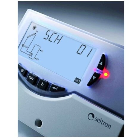 Centralina Elettronica Digitale Seitron Con Display LCD Completa Di Sonde Per Impianti Solari Termici Elios Midi 2 Centralina Elettronica Digitale Seitron Con Display LCD Completa Di Sonde Per Impianti Solari Termici Elios Midi - immagine 2