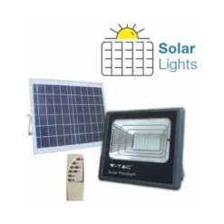 V-TAC VT-40W Faro Led 40W Autoalimentato Nero Con Pannello Solare 16W E Telecomando 4000K IP65 – Sku 8574 -Vendite VIDAXL || LEDVANCE || STEINEL 11774869 3
