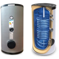 Kit Impianto Solare Termico A Svuotamento Con Integrazione Per Produzione Acqua Calda Sanitaria, 3-4 Persone, Bollitore 300 Litri, 2 Pannelli Solari -Vendite VIDAXL || LEDVANCE || STEINEL 12083687 3