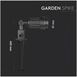 Faretto Da Giardino Con Picchetto Attacco E27 Garden Spike Singola Testa IP44 SKU-7044 9 Faretto Da Giardino Con Picchetto Attacco E27 Garden Spike Singola Testa IP44 SKU-7044 -Vendite VIDAXL || LEDVANCE || STEINEL 12386479 5