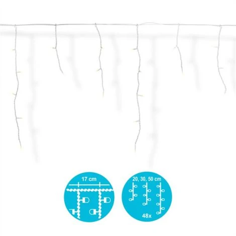 Blumfeldt Dreamhouse Classic Luci Illuminazione Natalizia A LED 24m 480 LED Bian 2 Blumfeldt Dreamhouse Classic Luci Illuminazione Natalizia A LED 24m 480 LED Bian - immagine 2