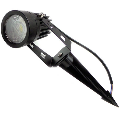 FARETTO FARO SPOT LED COB GIARDINO 5W 5 WATT SUPPORTO PICCHETTO LUCE FREDDA 2 FARETTO FARO SPOT LED COB GIARDINO 5W 5 WATT SUPPORTO PICCHETTO LUCE FREDDA - immagine 2