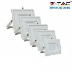 V-TAC OPTONICA FARO FARETTO LED SMD 10W 20W 30W 50W 100W SLIM DA ESTERNO IP65-100 Watt-NATURALE - Luce: Fredda - Watt: 10 Watt