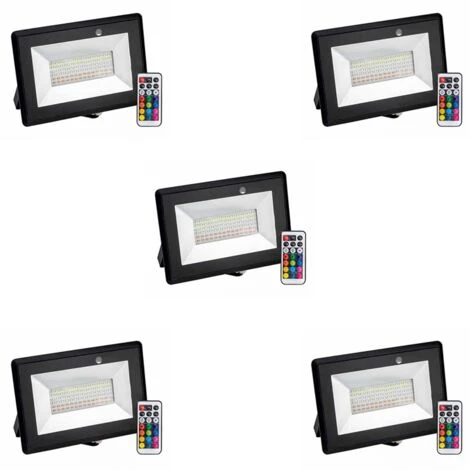 FARO RGB LED FARETTO RGB COLORATO ESTERNO FARETTI RGB COLORATI IP65 10 WATT 5PZ 1 FARO RGB LED FARETTO RGB COLORATO ESTERNO FARETTI RGB COLORATI IP65 10 WATT 5PZ