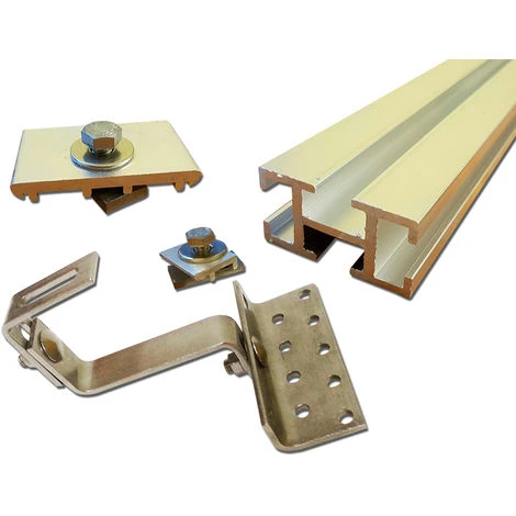 Struttura Di Montaggio Soprategola Per Pannello Solare Termico Piano Orizzontale Serie FKF E EFMAX 1 Pannello Orizzontale 2 Struttura Di Montaggio Soprategola Per Pannello Solare Termico Piano Orizzontale Serie FKF E EFMAX 1 Pannello Orizzontale - immagine 2