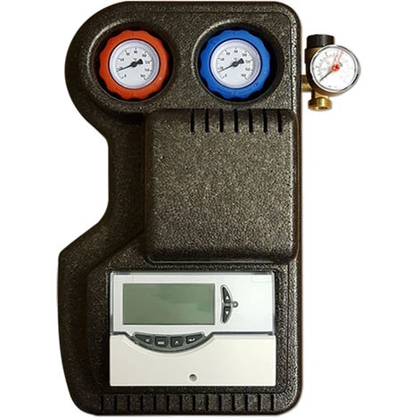 Gruppo Di Pompaggio Solare A Due Vie Con Disaeratore 3/4" M, Flussometro 2-12 L/min E Centralina Elettronica Elios Midi 1 Gruppo Di Pompaggio Solare A Due Vie Con Disaeratore 3/4" M, Flussometro 2-12 L/min E Centralina Elettronica Elios Midi