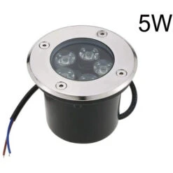 Faretto Incasso Esterno Giardino Segnapasso 5w Luce Fredda Caplestabile Casa