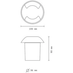 Segnapasso Calpestabile Led 5W Da Incasso Rotondo Doppia Emissione Nero IP65 Bianco Caldo 3000K Wisdom 5 Segnapasso Calpestabile Led 5W Da Incasso Rotondo Doppia Emissione Nero IP65 Bianco Caldo 3000K Wisdom -Vendite VIDAXL || LEDVANCE || STEINEL 18024855 3