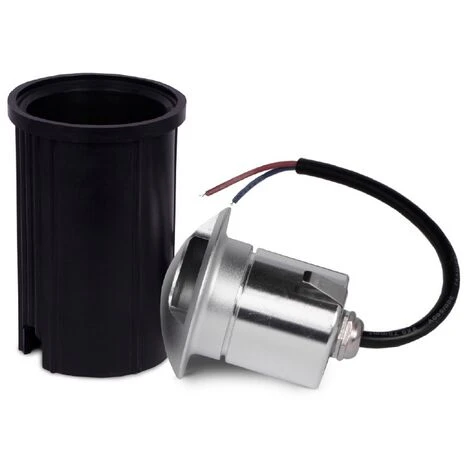 Segnapasso Calpestabile Led 3W Da Incasso Rotondo Singola Emissione Argento Satinato IP65 Bianco Caldo 3000K Wisdom 2 Segnapasso Calpestabile Led 3W Da Incasso Rotondo Singola Emissione Argento Satinato IP65 Bianco Caldo 3000K Wisdom - immagine 2