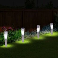 Enrico Coveri 2 Lampade Giardino Ricarica Solare Paletti Solari Metallo Cristallo 1LED Bianco 5 Enrico Coveri 2 Lampade Giardino Ricarica Solare Paletti Solari Metallo Cristallo 1LED Bianco -Vendite VIDAXL || LEDVANCE || STEINEL 19484974 3