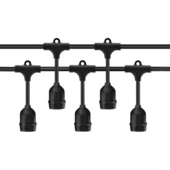 Catena Luminosa Nera Decorativa Vintage 10m Stringa 10 Portalampade Gazebo -Vendite VIDAXL || LEDVANCE || STEINEL 19833837 4