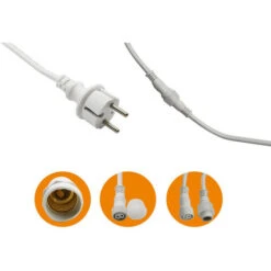 Catena Luminosa Bianca Decorativa Vintage 10m Stringa 10 Portalampade Gazebo -Vendite VIDAXL || LEDVANCE || STEINEL 19881009 5