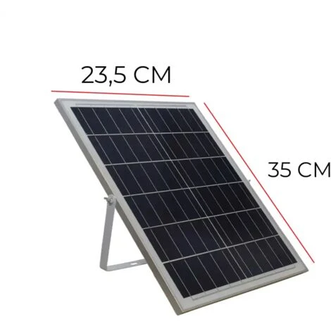 Faro Led 40W Con Pannello Solare Crepuscolare + Telecomando IP67 40 W 3 Faro Led 40W Con Pannello Solare Crepuscolare + Telecomando IP67 40 W - immagine 3