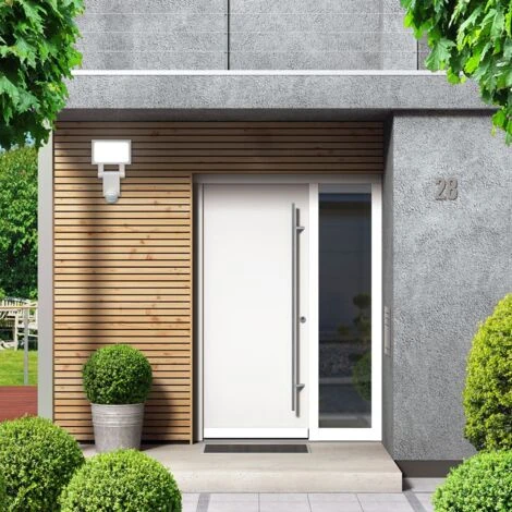 B.K.Licht Faro LED Esterno Con Sensore Di Movimento E Crepuscolare, Luce Bianca Naturale 4000K, Lampada Da Parete Con Accensione Automatica, 20W, IP44, Faretto Bianco, Luce LED Per Cortili 230V 3 B.K.Licht Faro LED Esterno Con Sensore Di Movimento E Crepuscolare, Luce Bianca Naturale 4000K, Lampada Da Parete Con Accensione Automatica, 20W, IP44, Faretto Bianco, Luce LED Per Cortili 230V - immagine 3