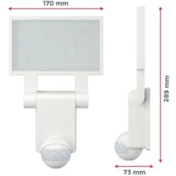 B.K.Licht Faro LED Esterno Con Sensore Di Movimento E Crepuscolare, Luce Bianca Naturale 4000K, Lampada Da Parete Con Accensione Automatica, 20W, IP44, Faretto Bianco, Luce LED Per Cortili 230V 9 B.K.Licht Faro LED Esterno Con Sensore Di Movimento E Crepuscolare, Luce Bianca Naturale 4000K, Lampada Da Parete Con Accensione Automatica, 20W, IP44, Faretto Bianco, Luce LED Per Cortili 230V -Vendite VIDAXL || LEDVANCE || STEINEL 20100869 5