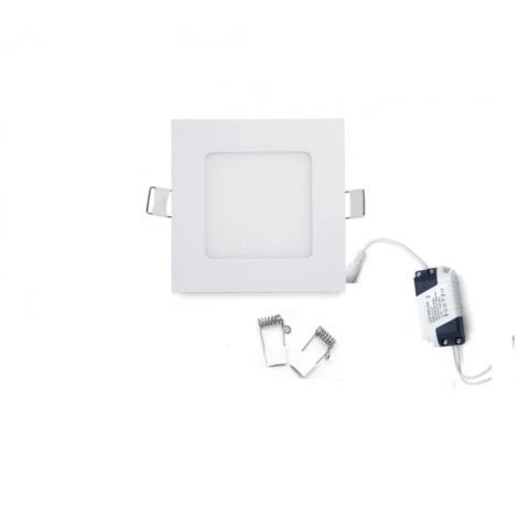 Faretto Led 6 Watt Pannello Incasso Quadrato 450LM Luce Naturale 4000k 2 Faretto Led 6 Watt Pannello Incasso Quadrato 450LM Luce Naturale 4000k - immagine 2