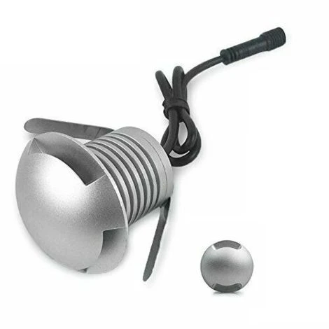 3W Faretto Incasso LED 12V-24V Segnapasso Carrabile 2 Fascio Luce Esterno IP67 Bianco Freddo 1 3W Faretto Incasso LED 12V-24V Segnapasso Carrabile 2 Fascio Luce Esterno IP67 Bianco Freddo