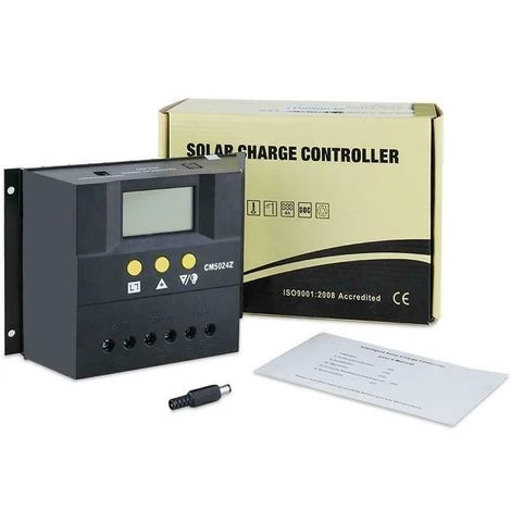 50A Regolatore Di Carica Solare Fotovoltaico LCD 12V /24V Per Pannello Solare CM5024Z 1 50A Regolatore Di Carica Solare Fotovoltaico LCD 12V /24V Per Pannello Solare CM5024Z