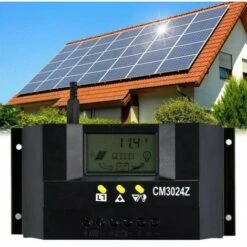30A Regolatore Di Carica Solare Fotovoltaico LCD 12V /24V Per Pannello Solare CM3024Z -Vendite VIDAXL || LEDVANCE || STEINEL 20214098 2