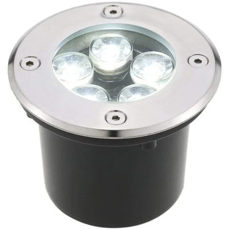 5W Faretto Incasso 5 LED Da Esterno 220v Segnapasso Calpestabile IP65 Bianco Freddo 1 5W Faretto Incasso 5 LED Da Esterno 220v Segnapasso Calpestabile IP65 Bianco Freddo