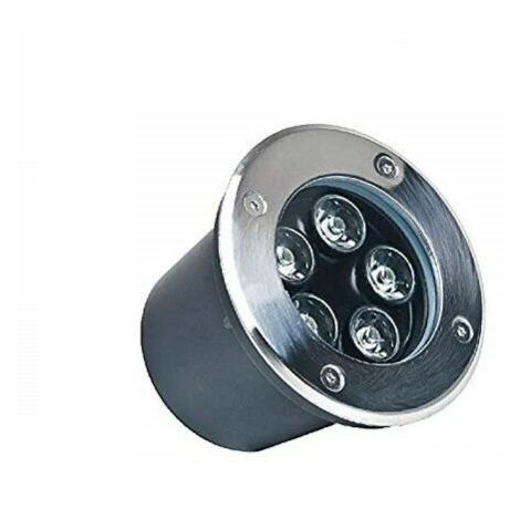 5W Faretto Incasso 5 LED Da Esterno 220v Segnapasso Calpestabile IP65 Bianco Freddo 2 5W Faretto Incasso 5 LED Da Esterno 220v Segnapasso Calpestabile IP65 Bianco Freddo - immagine 2