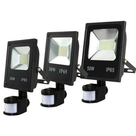 Faro LED 30W Faretto Slim Con Sensore Movimento Pir Crepuscolare Ip65 2 Faro LED 30W Faretto Slim Con Sensore Movimento Pir Crepuscolare Ip65 - immagine 2