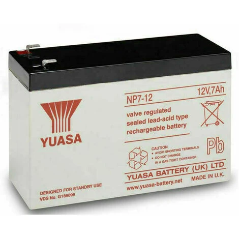 Batteria Yuasa 7,2ah 7 Ah Al Piombo Ricaricabile 12v Np7-12 No Fiamm Fg20721 1 Batteria Yuasa 7,2ah 7 Ah Al Piombo Ricaricabile 12v Np7-12 No Fiamm Fg20721