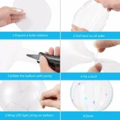 10pz. PALLONCINI LED LUMINOSI DA 20 POLLICI TRASPARENTI CON FILO 3M PALLONCINI LUMINOSI 7 10pz. PALLONCINI LED LUMINOSI DA 20 POLLICI TRASPARENTI CON FILO 3M PALLONCINI LUMINOSI -Vendite VIDAXL || LEDVANCE || STEINEL 23241510 4