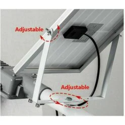 Faro LED LAMPIONE Stradale PANNELLO SOLARE STAFFA E TELECOMANDO 100W -Vendite VIDAXL || LEDVANCE || STEINEL 23950874 3