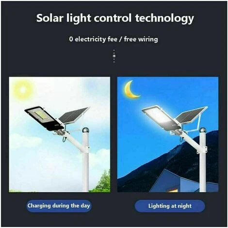 Faro LED LAMPIONE Stradale PANNELLO SOLARE STAFFA E TELECOMANDO 200W 5 Faro LED LAMPIONE Stradale PANNELLO SOLARE STAFFA E TELECOMANDO 200W - immagine 5