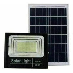 Faro Led 300w Con Pannello Solare Luce Fredda Crepuscolare Telecomando Esterno -Vendite VIDAXL || LEDVANCE || STEINEL 23987029 3