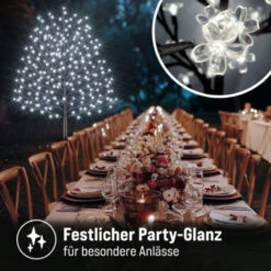 Albero Luminoso LED Fiori Di Ciliegio Con Telecomando 8 Modalità Timer Per Interno Ed Esterno M3 220cm - 220 LEDs - Blu -Vendite VIDAXL || LEDVANCE || STEINEL 24114716 4