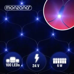 Luci Led Decorative Catena Luminosa LED Cascata Luminosa Interno Sterno Stringa Lichternetz 100 LED Blau (de) -Vendite VIDAXL || LEDVANCE || STEINEL 24183903 3