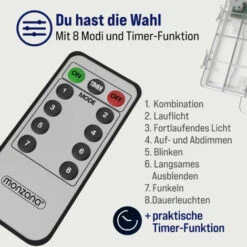 Luci Led Decorative Catena Luminosa LED Cascata Luminosa Interno Sterno Stringa Lichternetz 100 LED Blau (de) -Vendite VIDAXL || LEDVANCE || STEINEL 24183903 5