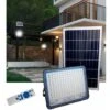 FARO LED CON PANNELLO SOLARE CREPUSCOLARE DA 300W TELECOMANDOFB-58300