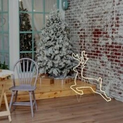 Renna Galoppante Luminosa Ad Effetto Neon Con Led Bifacciale Addobbi Natalizi Per Esterno -Luce Fredda 7 Renna Galoppante Luminosa Ad Effetto Neon Con Led Bifacciale Addobbi Natalizi Per Esterno -Luce Fredda -Vendite VIDAXL || LEDVANCE || STEINEL 24737832 3