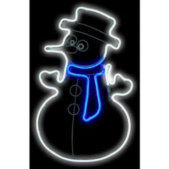 Figura Luminosa Pupazzo Di Neve Con Luce A Neon Bifacciale Decorazione Da 58 Cm -Vendite VIDAXL || LEDVANCE || STEINEL 25397444 4