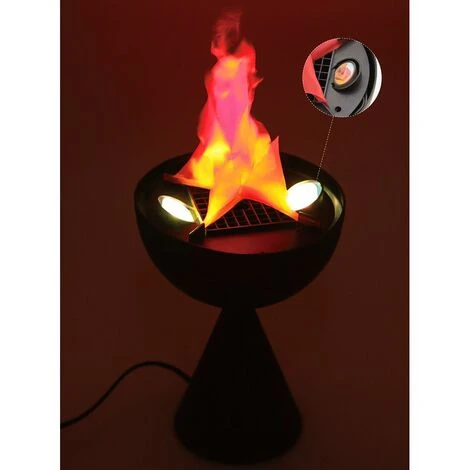 Lampada Effetto Fiamma 10W Fuoco Finto Lampada Decorativa Led Da Tavolo MR11 3 Lampada Effetto Fiamma 10W Fuoco Finto Lampada Decorativa Led Da Tavolo MR11 - immagine 3