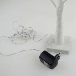 Albero Glitter Di 60 Cm In Plastica Bianco 11x11x60 36 Led Decorazione Natale -Vendite VIDAXL || LEDVANCE || STEINEL 26586741 3