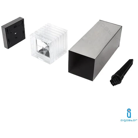 LUCE LED SOLARE DA GIARDINO 6500K MOLTO LUMINOSO 120° LAMPIONCINO IN ACCIAIO 8 PEZZI 3 LUCE LED SOLARE DA GIARDINO 6500K MOLTO LUMINOSO 120° LAMPIONCINO IN ACCIAIO 8 PEZZI - immagine 3