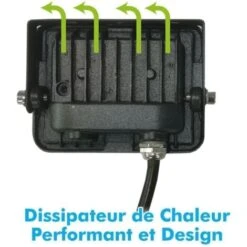 Lotto Di 10 Faretti LED Da Esterno 10W IP65 Température De Couleur: Bianco Caldo 3000K -Vendite VIDAXL || LEDVANCE || STEINEL 26694239 3