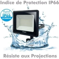 Proiettore LED 50W Rilevatore Di Movimento Nero IP65 Température De Couleur: 6000K Bianco Freddo -Vendite VIDAXL || LEDVANCE || STEINEL 26694829 3