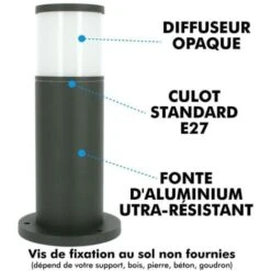 Paletto Da Esterno VERACRUZ Antracite Altezza 35cm 8 Paletto Da Esterno VERACRUZ Antracite Altezza 35cm -Vendite VIDAXL || LEDVANCE || STEINEL 26695083 4