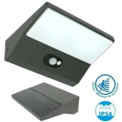 Lampada Da Parete Solare CORTES 3W Con Rilevatore Di Movimento