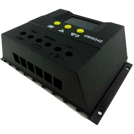 Regolatore Carica Solare Fotovoltaico 50A LCD 12V /24V X Pannello Solare CM5024Z 2 Regolatore Carica Solare Fotovoltaico 50A LCD 12V /24V X Pannello Solare CM5024Z - immagine 2