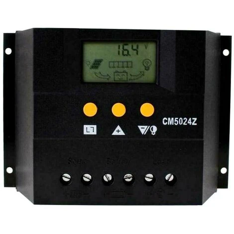 Regolatore Carica Solare Fotovoltaico 50A LCD 12V /24V X Pannello Solare CM5024Z 4 Regolatore Carica Solare Fotovoltaico 50A LCD 12V /24V X Pannello Solare CM5024Z - immagine 4
