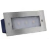 Faretto LED Incasso Giardino Esterno Rettangolare 5w Luce Fredda Segnapasso