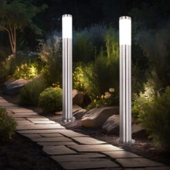 Lampada Da Terra Di Design Illuminazione Per Esterni Cortile Percorsi Da Giardino Lampada Da Terra Colonna In Acciaio Inox 7 Lampada Da Terra Di Design Illuminazione Per Esterni Cortile Percorsi Da Giardino Lampada Da Terra Colonna In Acciaio Inox -Vendite VIDAXL || LEDVANCE || STEINEL 28659296 3