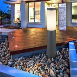 Set Di 4 Lampade Da Terra A LED Per Esterni ANTRACITE Illuminazione Da Giardino Cortile Vialetto Luci Di Base In Acciaio Inox -Vendite VIDAXL || LEDVANCE || STEINEL 28659998 5